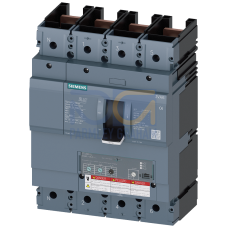 Circuit breaker 3VA6 UL frame 400 breaking capacity class M 35 kA @ 480 V 4-pole
