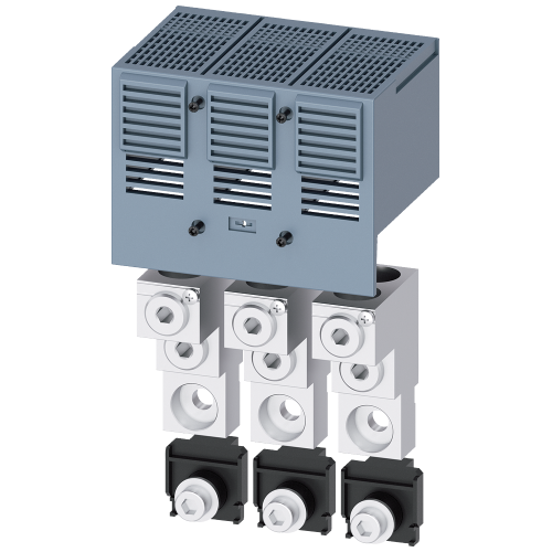 wire connector CU 2 cables with control wire voltage tap-off 3 units accessory for: 3VA5/6 400/600