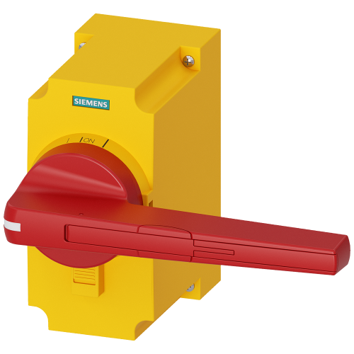 Accessories for 3KF size 5 direct op. mech.. red/yellow lockable in OFF position