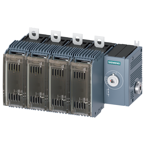 Switch disconnector with fuse 125 A, size 2, 4-pole for LV HRC fuse size 000