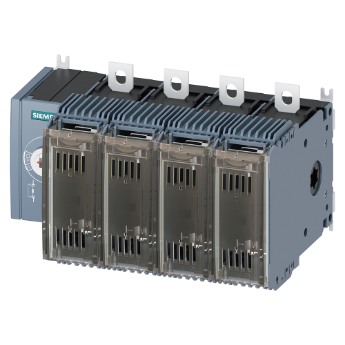 Switch disconnector with fuse 125 A, size 2, 4-pole for LV HRC fuse size 000