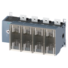 Switch disconnector with fuse 630 A, size 5, 4-pole for LV HRC fuse size 2