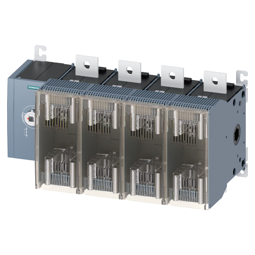 Switch disconnector with fuse 630 A, size 5, 4-pole for LV HRC fuse size 2