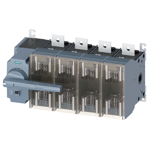 Switch disconnector with fuse 630 A, size 5, 4-pole for LV HRC fuse size 2