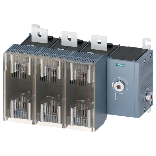 Switch disconnector with fuse 630 A, size 5, 3-pole for LV HRC fuse size 2