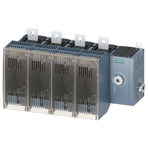 Switch disconnector with fuse 400 A, size 4, 4-pole for LV HRC fuse size 1