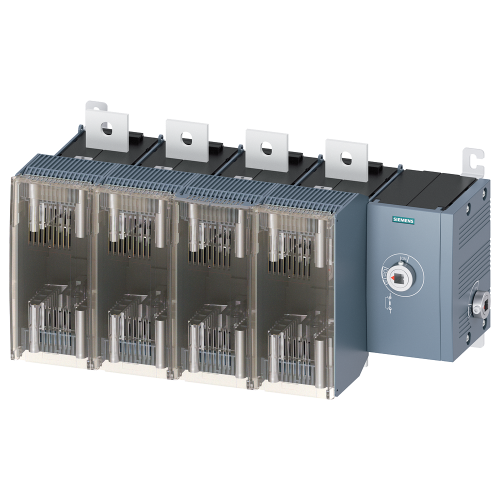 Switch disconnector with fuse 630 A, size 5, 4-pole for LV HRC fuse size 2