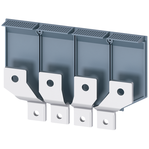 Front bus connectors offset, 4 units, accessories for: 3VA6 400/600.