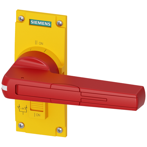 Accessory for 3KC0 size 4 direct operating mechanism yellow/red with cover for 3KC0 size 4