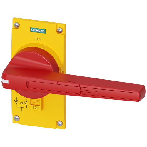 Accessory for 3KC0 size 5 direct operating mechanism yellow/red with cover for 3KC0 size 5