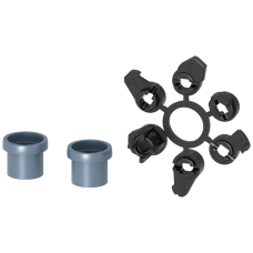 adapter cylinder lock accessory for: rotary operator