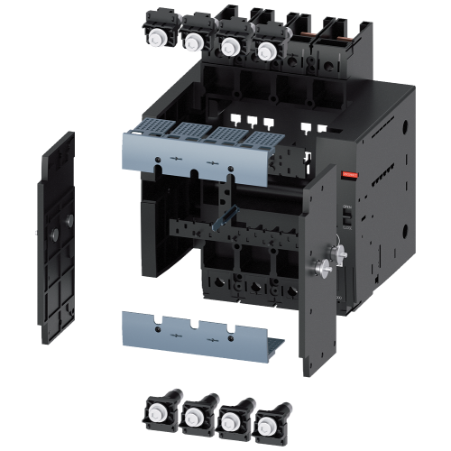 Withdrawable unit complete kit for circuit breaker, 4-pole 3VA61/62