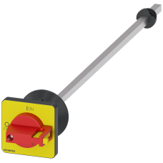 Door-coupling rotary operating mechanism, red/yellow 48x48 mm, front mounting