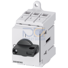 Switch disconnector 3LD3, Iu 63 A main control switch 3-pole