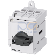 Switch disconnector 3LD3, Iu 40 A main control switch 3-pole