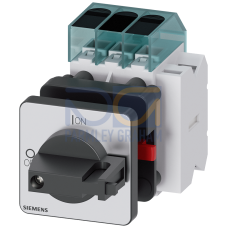 Switch disconnector 3LD3, Iu 40 A main control switch 3-pole