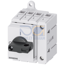 Switch disconnector 3LD3, Iu 40 A main control switch 3-pole + N