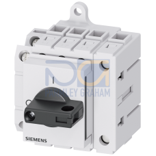 Switch disconnector 3LD3, Iu 25 A main control switch 3-pole + N