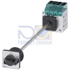 Switch disconnector 3LD3, Iu 63 A main control switch 3-pole + N