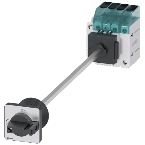 Switch disconnector 3LD3, Iu 63 A main control switch 3-pole + N