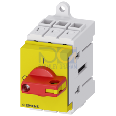 Switch disconnector 3LD3, Iu 25 A main control switch 3-pole