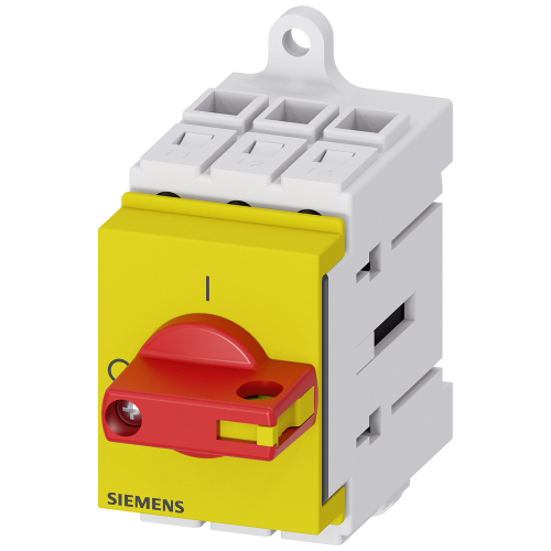 Switch disconnector 3LD3, Iu 16 A main control switch 3-pole