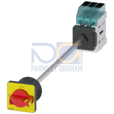 Switch disconnector 3LD3, Iu 25 A main control switch 3-pole