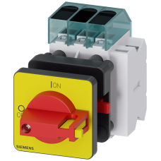 Switch disconnector 3LD3, Iu 16 A main control switch 3-pole