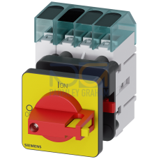 Switch disconnector 3LD3, Iu 40 A main switch 3-pole + N rated operational power.