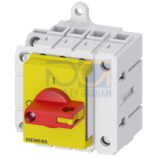 Switch disconnector 3LD3, Iu 32 A main control switch 3-pole + N