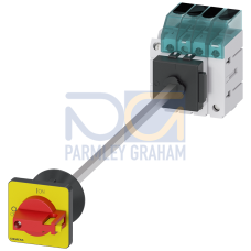 Switch disconnector 3LD3, Iu 63 A main control switch 3-pole + N