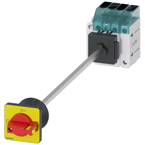 Switch disconnector 3LD3, Iu 63 A main control switch 3-pole + N