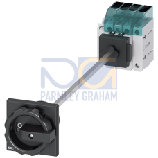 Switch disconnector 3LD3, Iu 25 A main control switch 3-pole + N