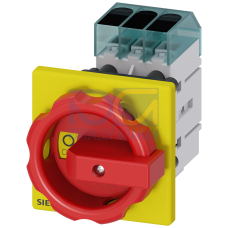 Switch disconnector 3LD3, Iu 32 A main control switch 3-pole