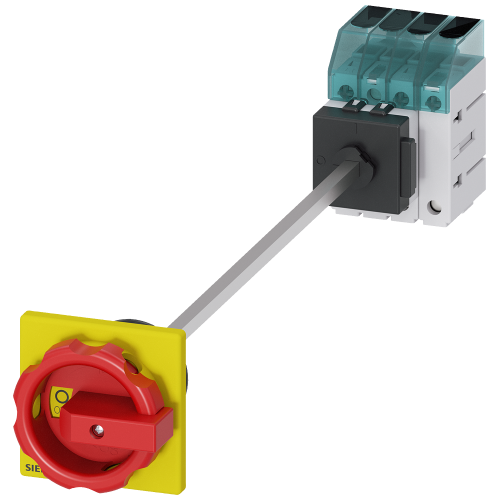 Load disconnector 3LD3, Iu 40 A Main switch 3-pole + N Rated operating capacity at AC-23 A at 400 V