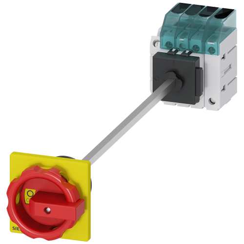 Switch disconnector 3LD3, Iu 63 A main control switch 3-pole + N