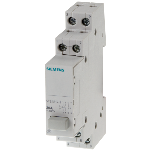 Pushbutton 3 NO+1 NC, 1 button gray, with maintained-contact function