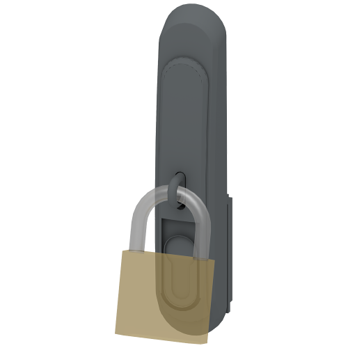 SIVACON, Twist lever, prepared for padlock