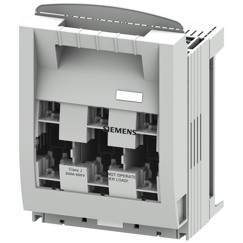 SENTRON, fuse holder, class J, 3-pole, In: 200 A, Un AC: 600 V
