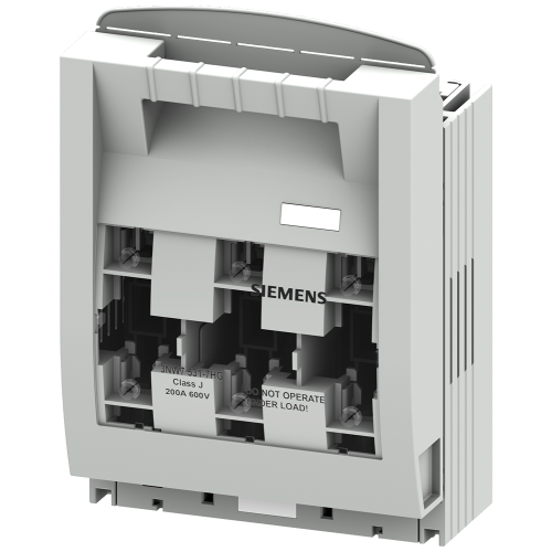 SENTRON, fuse holder, class J, 3-pole, In: 200 A, Un AC: 600 V