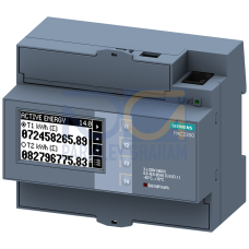SENTRON, measuring device, 7KM PAC2200, LCD, L-L: 400 V, L-N: 230 V, 65 A, strd rail instr., 3-phase