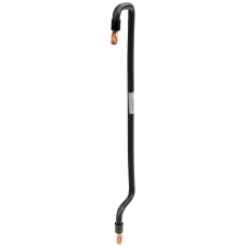 Series connector, 16 mm2, 200 mm, 1-pole for NF distribution board black