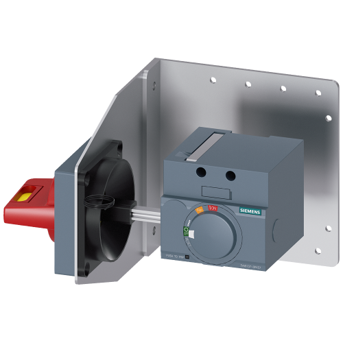 side wall mounted rot. operator emergency-stop IEC IP65 with mounting bracket 24V DC lighting kit accessory for: 3VA5 125