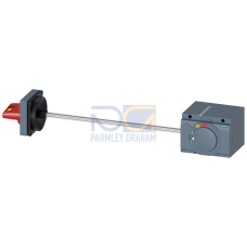 side wall mounted rot. operator emergency-off IEC IP65 accessory for: 3VA6 150/250 3VA5 250
