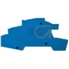 Cover for N cond. isol. term., 4 mm&Acirc;&sup2;, width 2 mm, blue