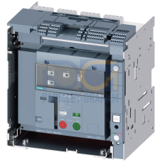 withdrawable circuit breakers with guide frame and PSS 4-pole, frame size 0, IEC N conductor on the left In=1250A to 690V, 50/60Hz AC Icu=66kA at 4...