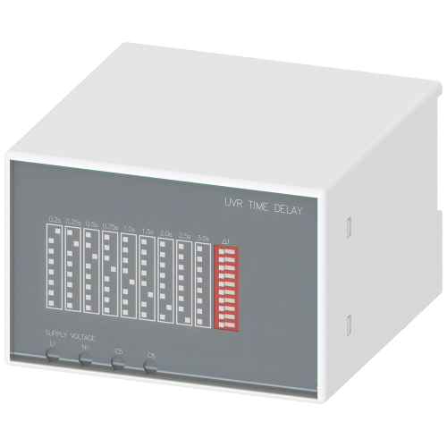 Time-delay device (adjustable) for undervoltage release UVR 110/127 V AC/DC
