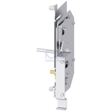 Locking mechanism to prevent opening of the control cabinet door in ON position, direct