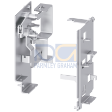 Locking mechanism to prevent opening of the control cabinet door in ON position with Bowden cable