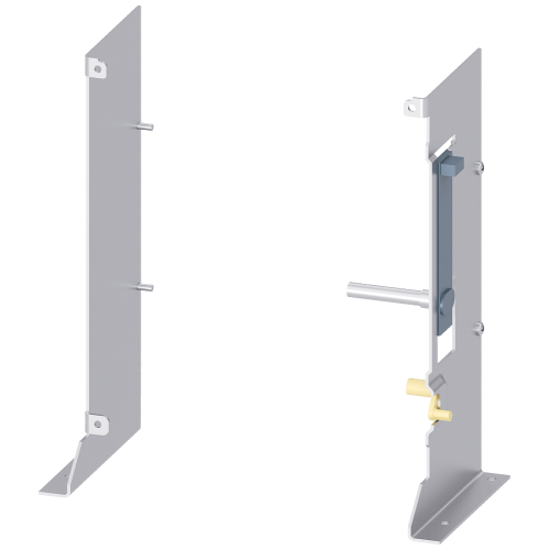 Support for mounting the circuit breaker feet - extended